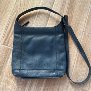 The Sak De Young Blue Cossbody Bag - Soft Pebble Leather. Blue